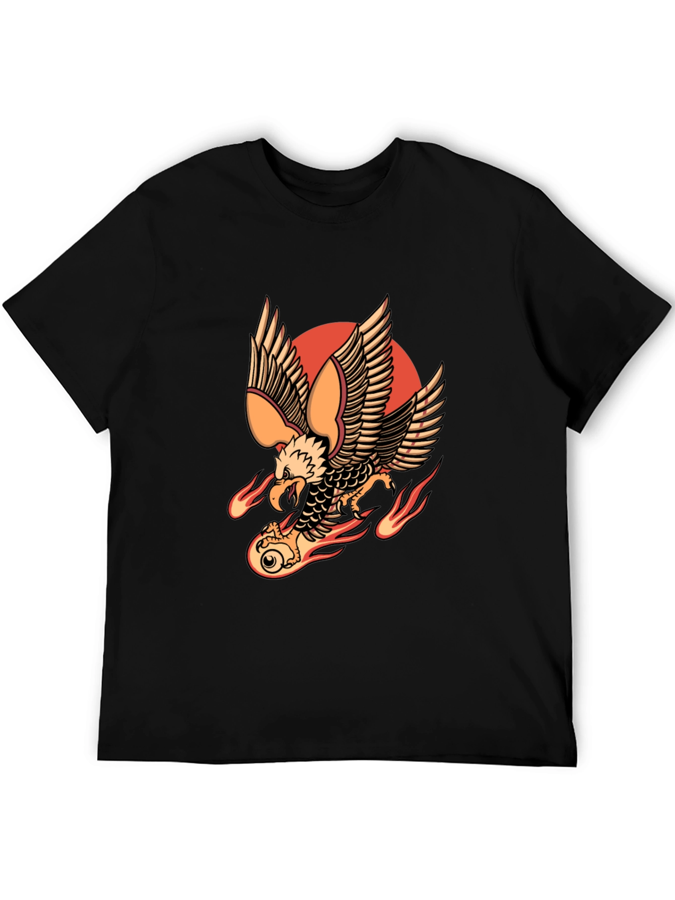 Eagle Graphic Black Tee