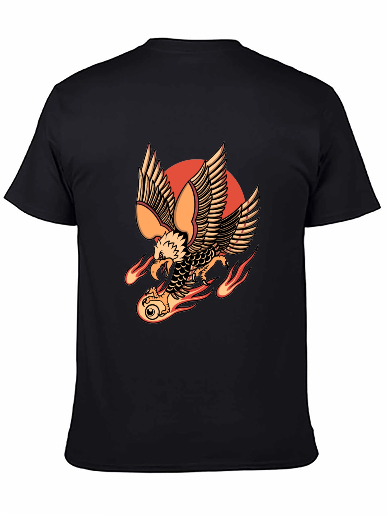 Eagle Graphic Black Tee