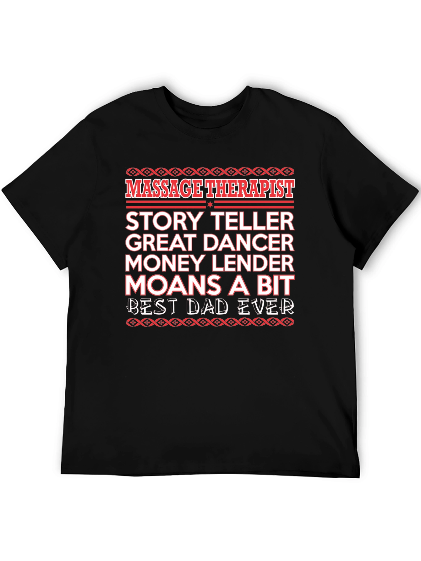 Massage Therapist Dad Joke Graphic T-Shirt
