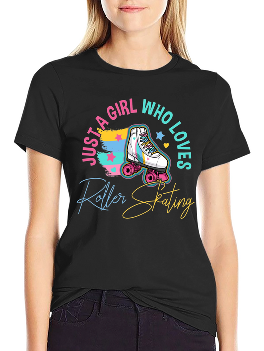 Roller Skating Girl T-Shirt