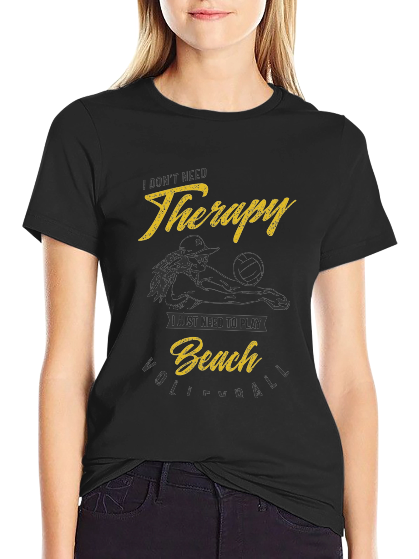 Beach Volleyball Therapy T-Shirt