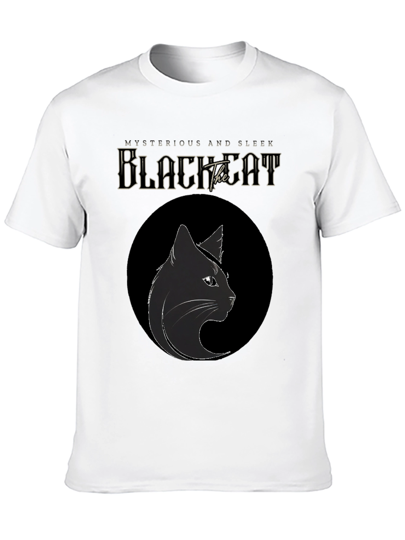 Mysterious Black Cat T-Shirt