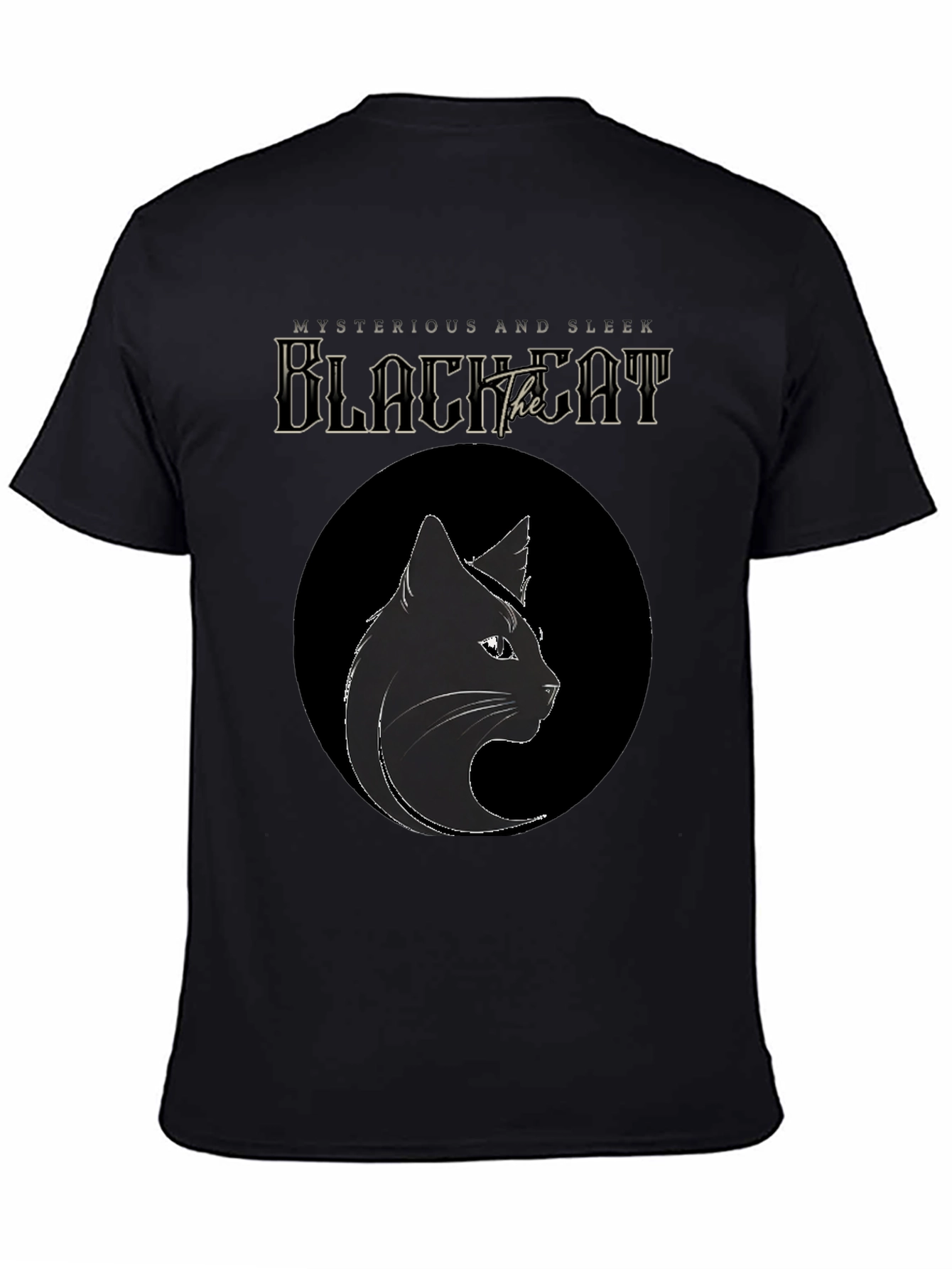 Mysterious Black Cat T-Shirt