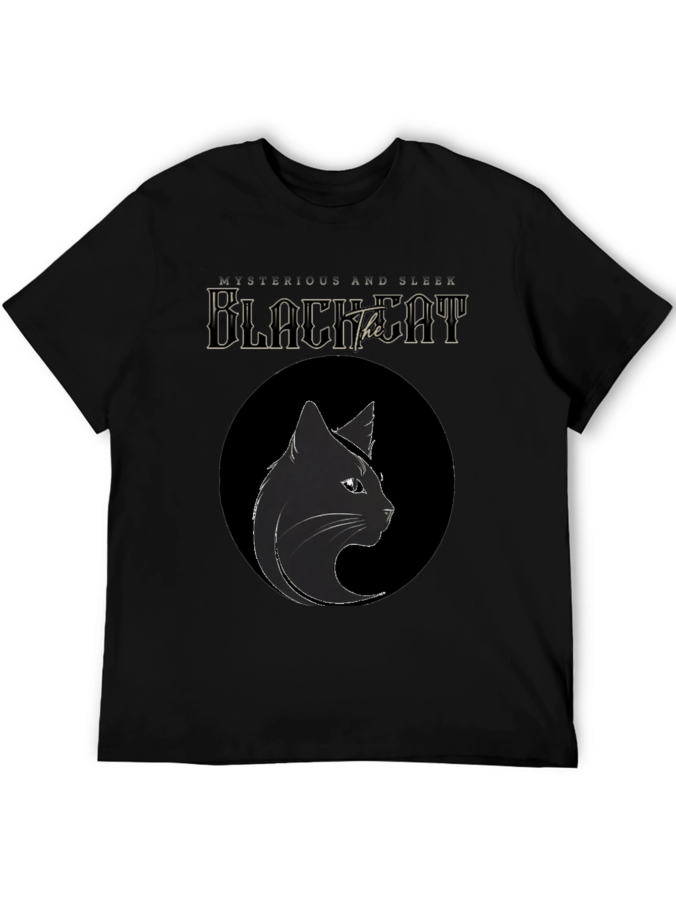 Mysterious Black Cat T-Shirt