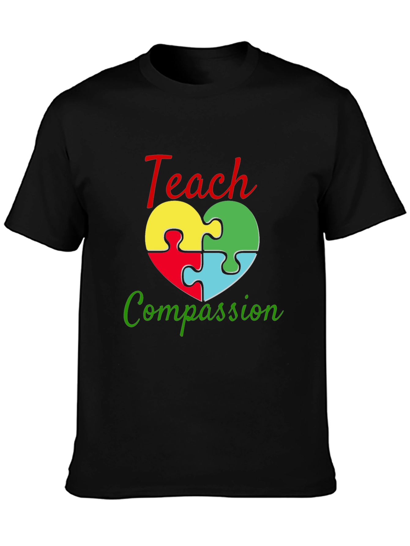 Teach Compassion Autism Awareness T-Shirt