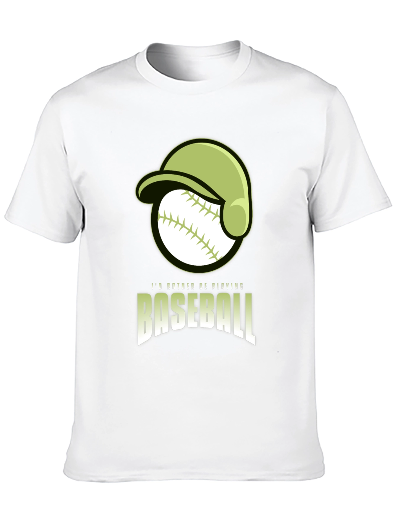 Baseball T-Shirt: Id Rather Be Playing