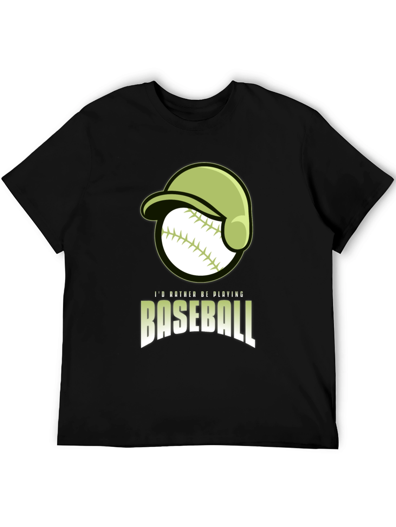 Baseball T-Shirt: Id Rather Be Playing