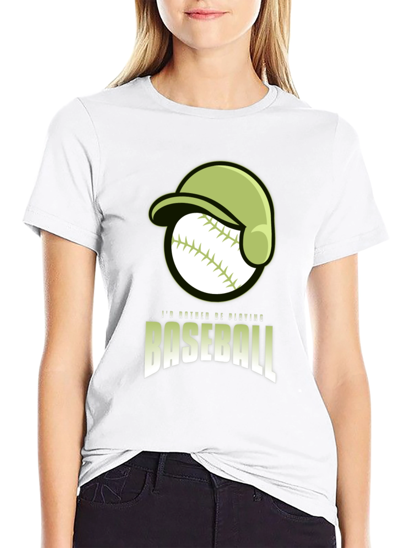 Baseball T-Shirt: Id Rather Be Playing