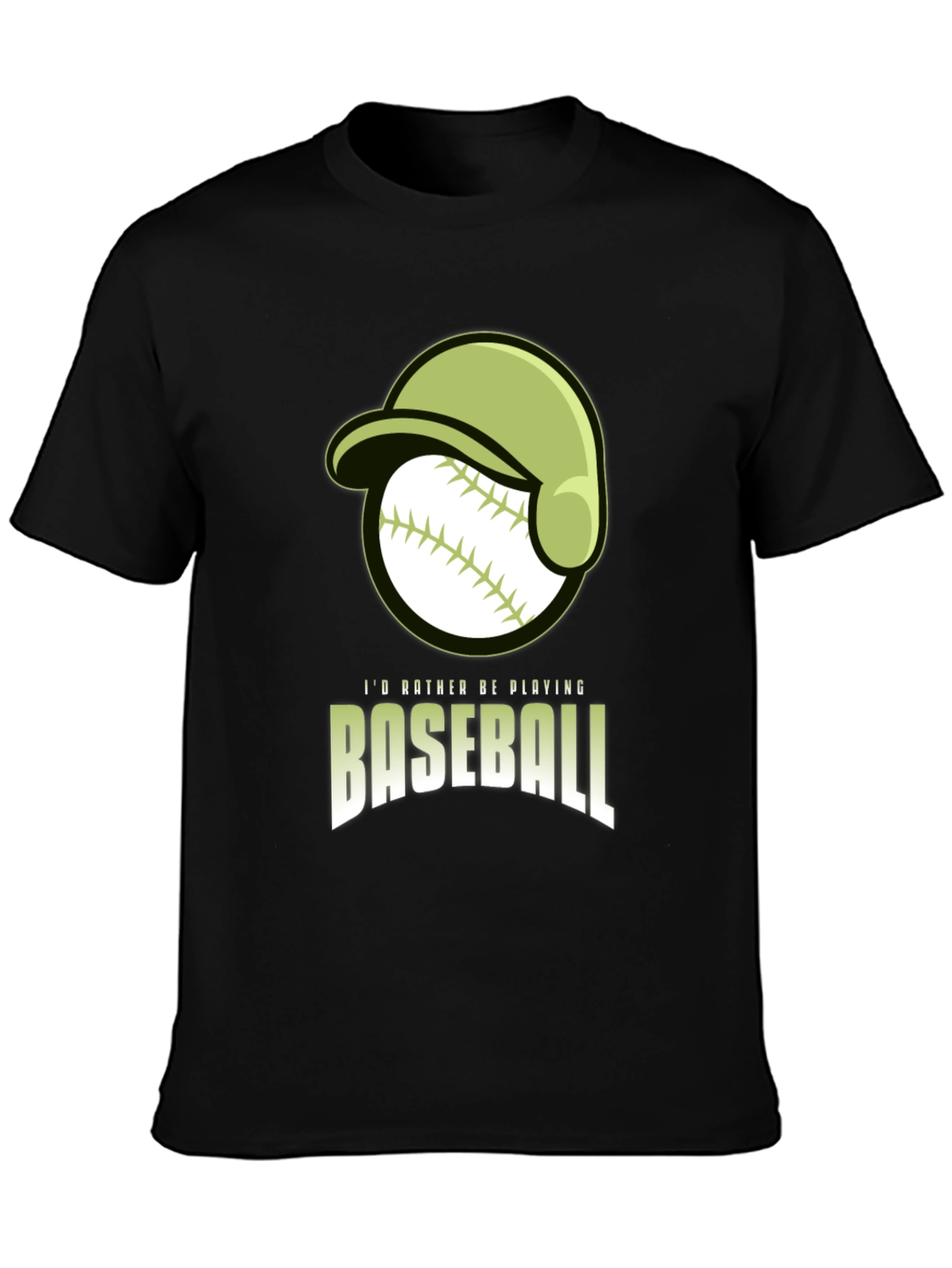 Baseball T-Shirt: Id Rather Be Playing
