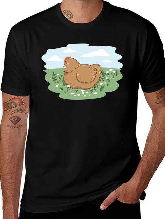 Cute Chicken Meadow T-Shirt