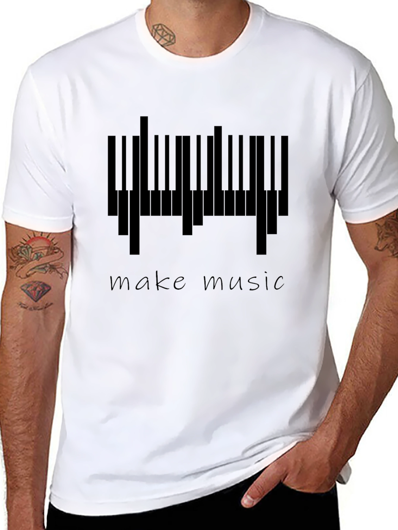 Make Music Graphic Tee