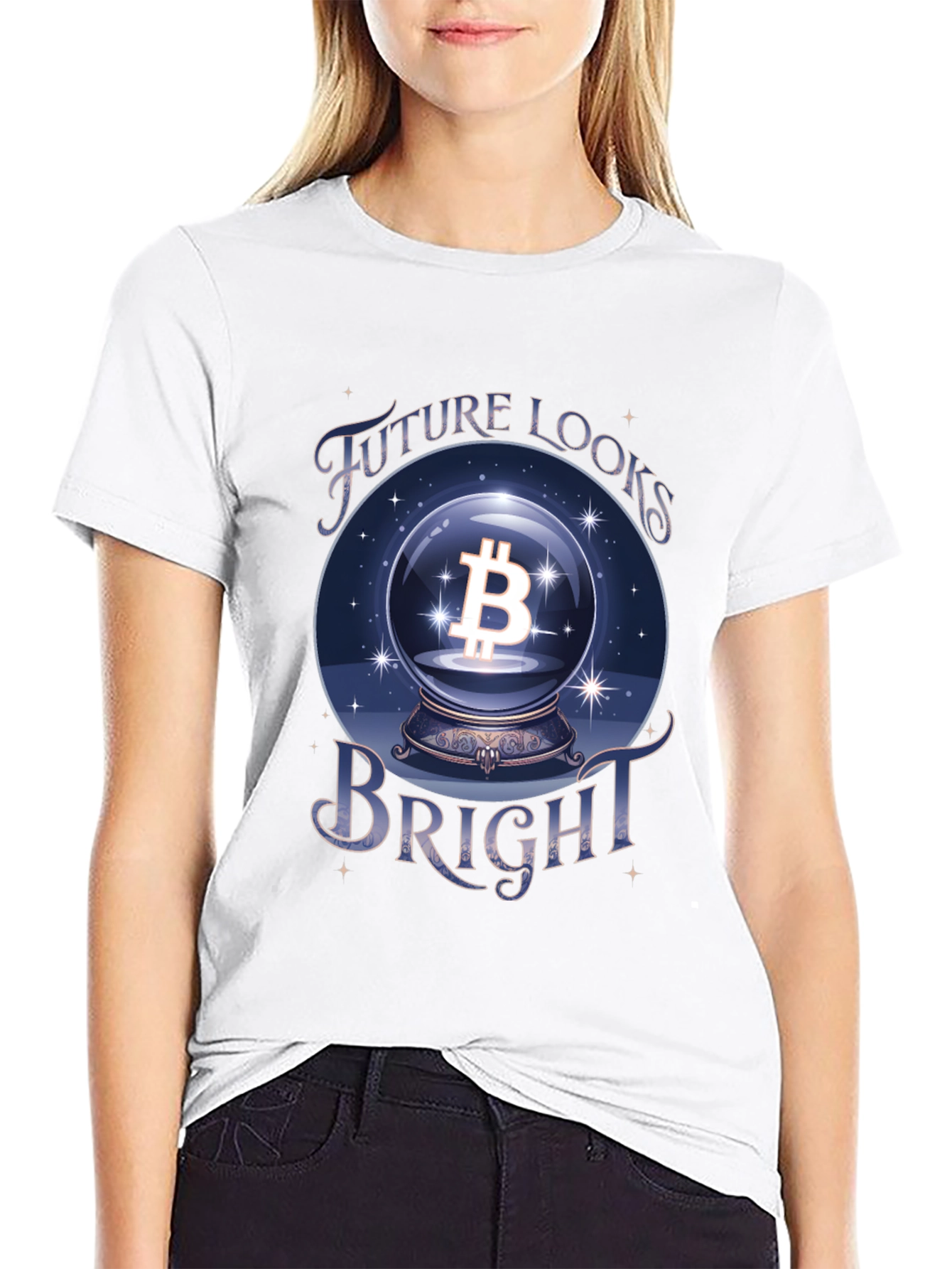 Bitcoin Future Looks Bright Graphic Tee