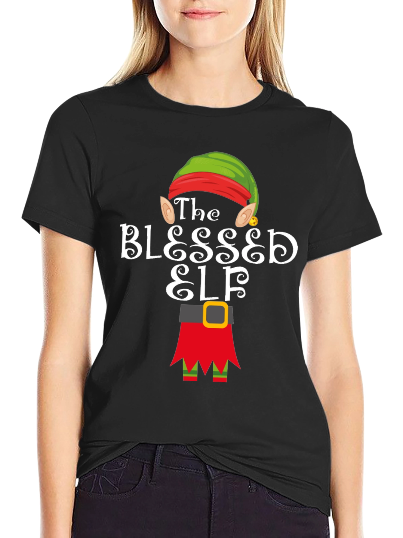 The Blessed Elf Christmas T-Shirt