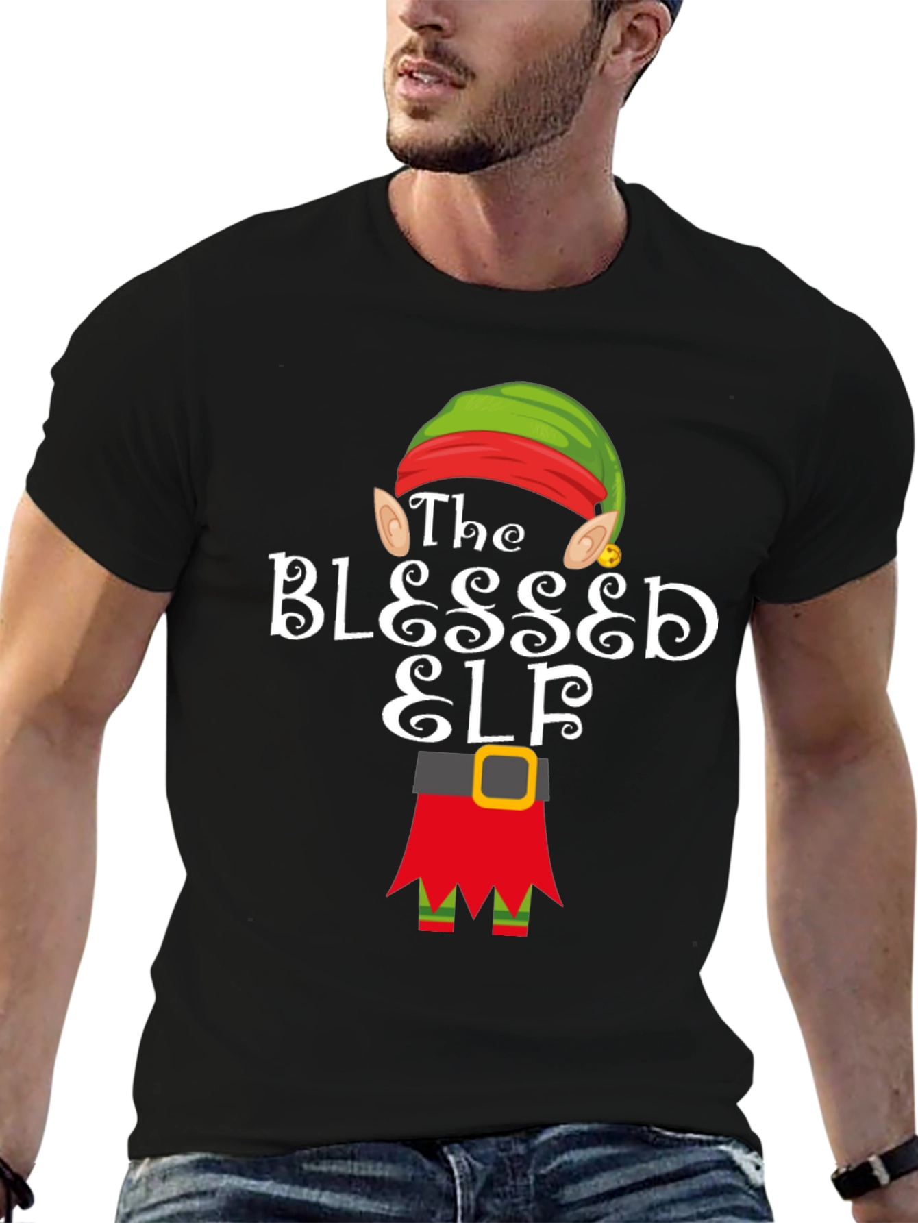 The Blessed Elf Christmas T-Shirt