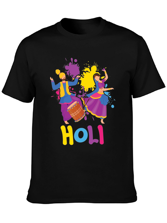 Holi Festival T-Shirt - Colorful Indian Celebration