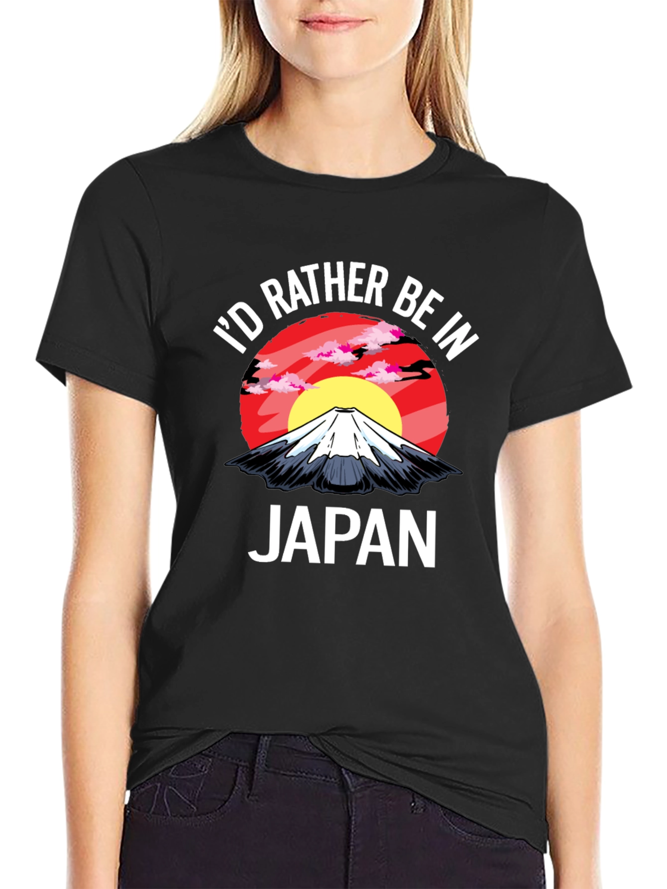 Id Rather Be in Japan T-Shirt
