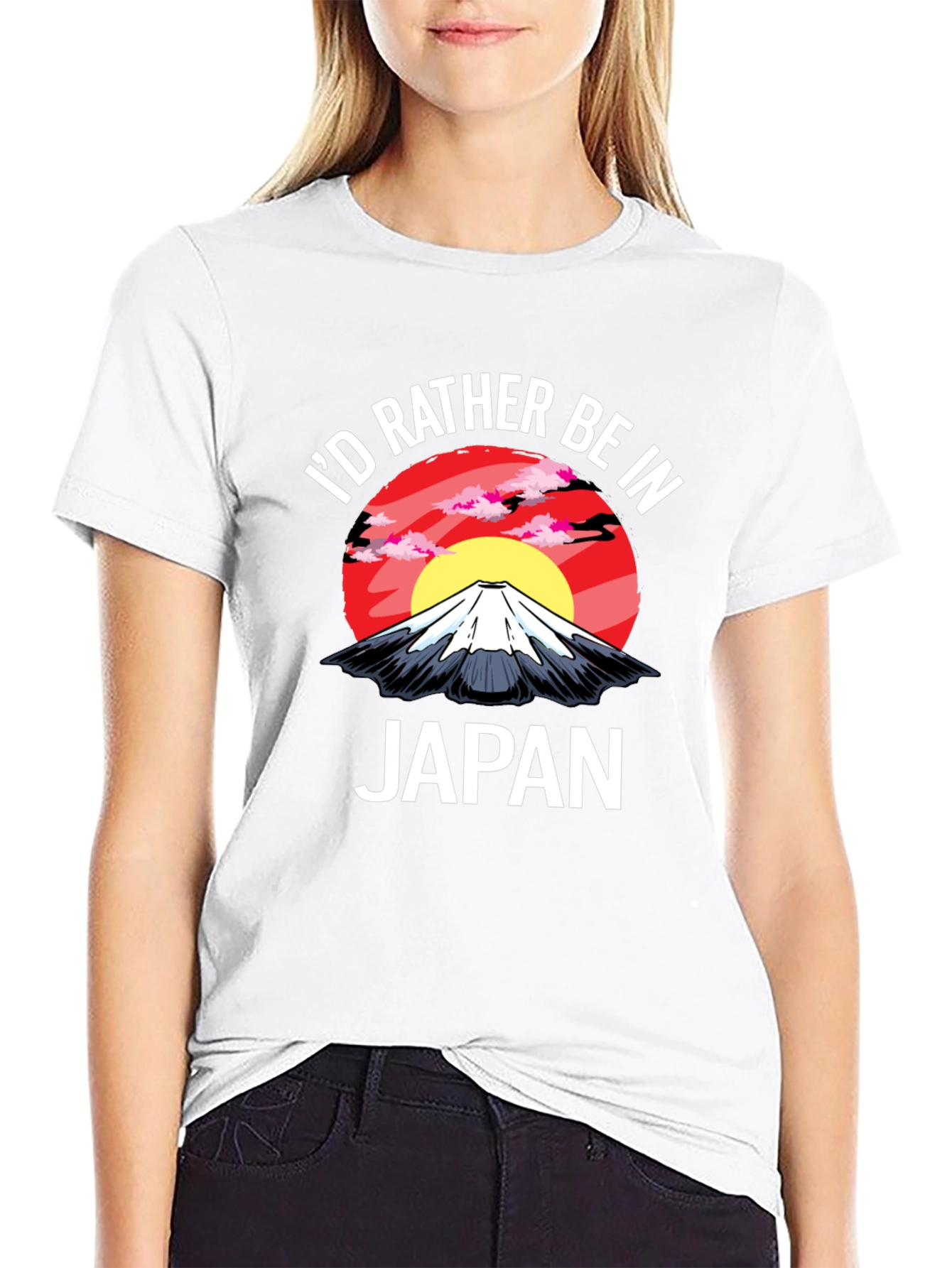 Id Rather Be in Japan T-Shirt