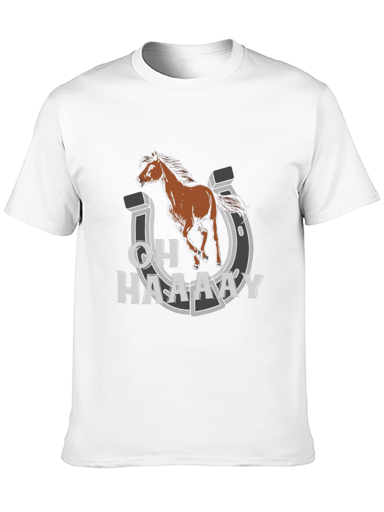 Funny Horse Graphic Tee - Oh Haaaay T-Shirt