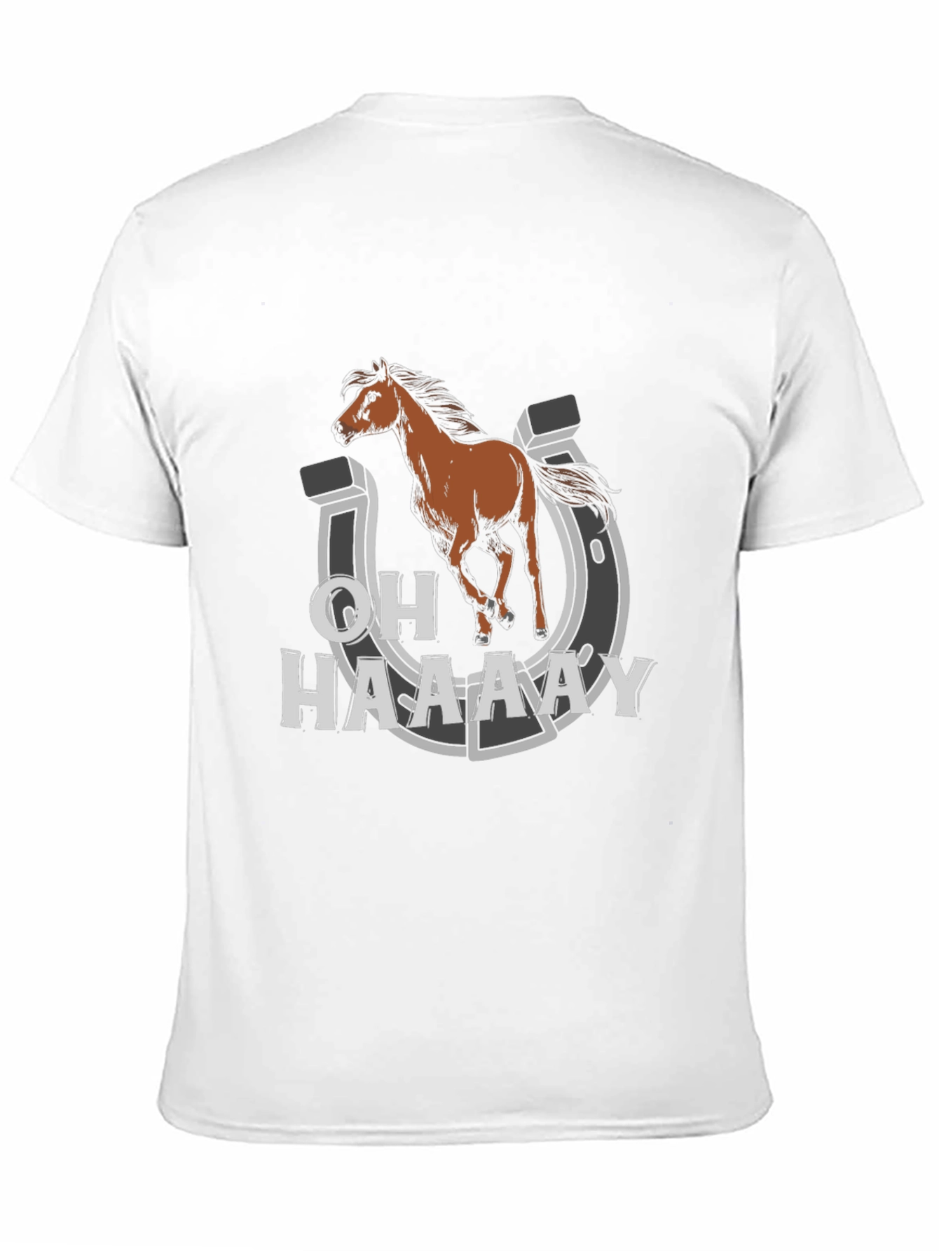 Funny Horse Graphic Tee - Oh Haaaay T-Shirt
