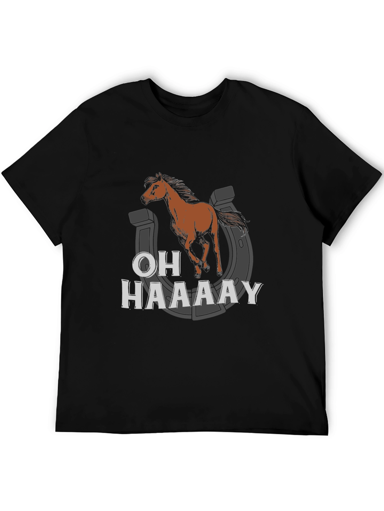 Funny Horse Graphic Tee - Oh Haaaay T-Shirt