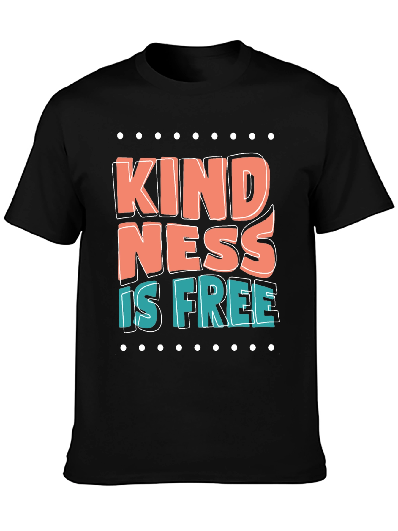 Kindness Is Free Graphic Tee - Stylish Casual Shirt