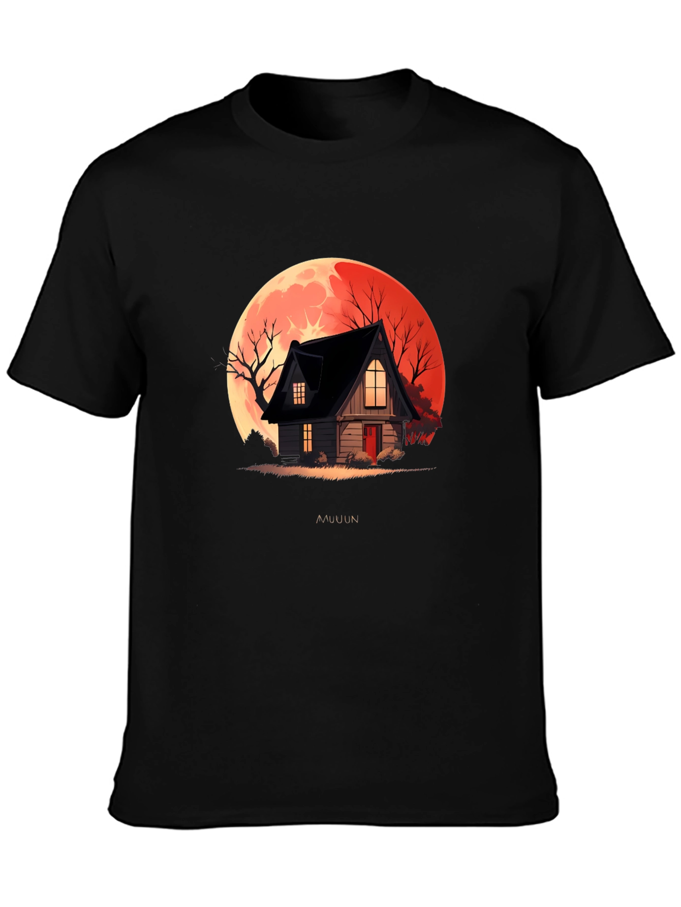 Spooky House Graphic T-Shirt