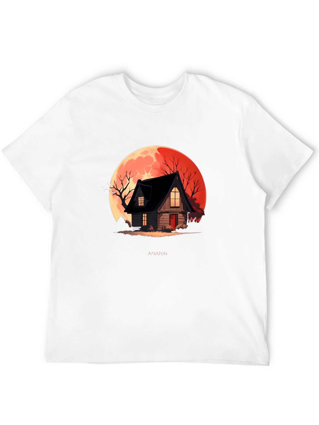 Spooky House Graphic T-Shirt