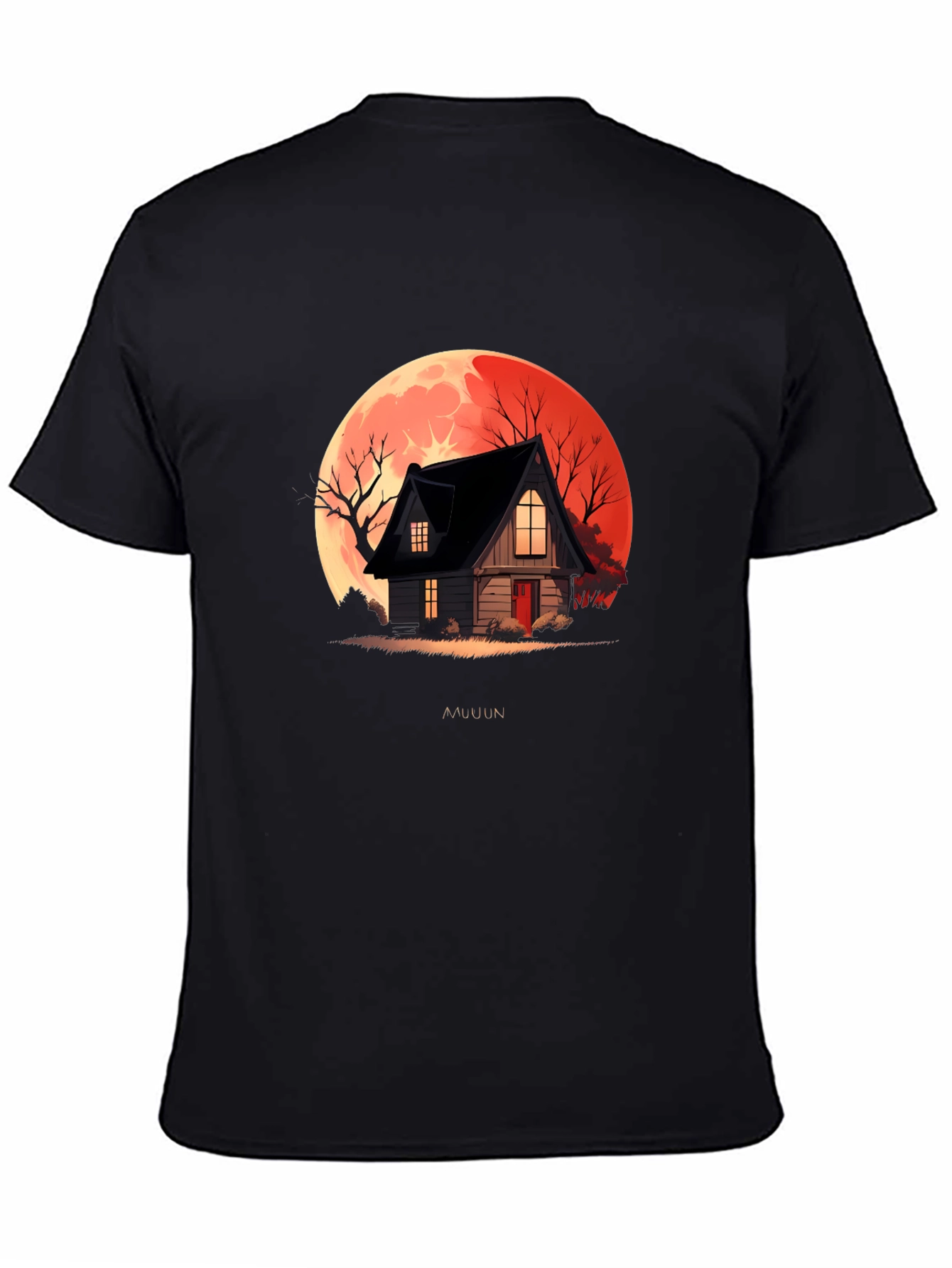 Spooky House Graphic T-Shirt