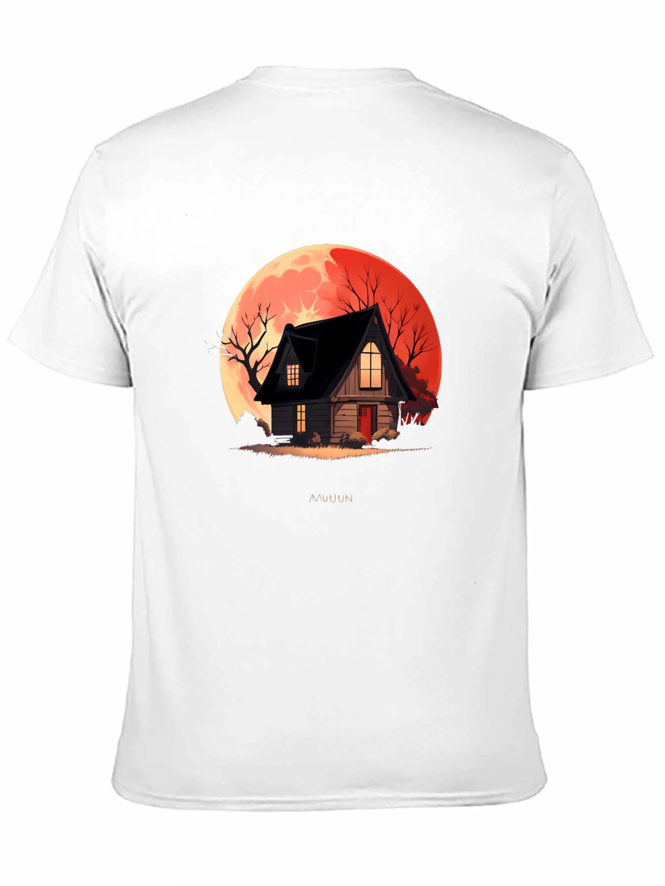 Spooky House Graphic T-Shirt