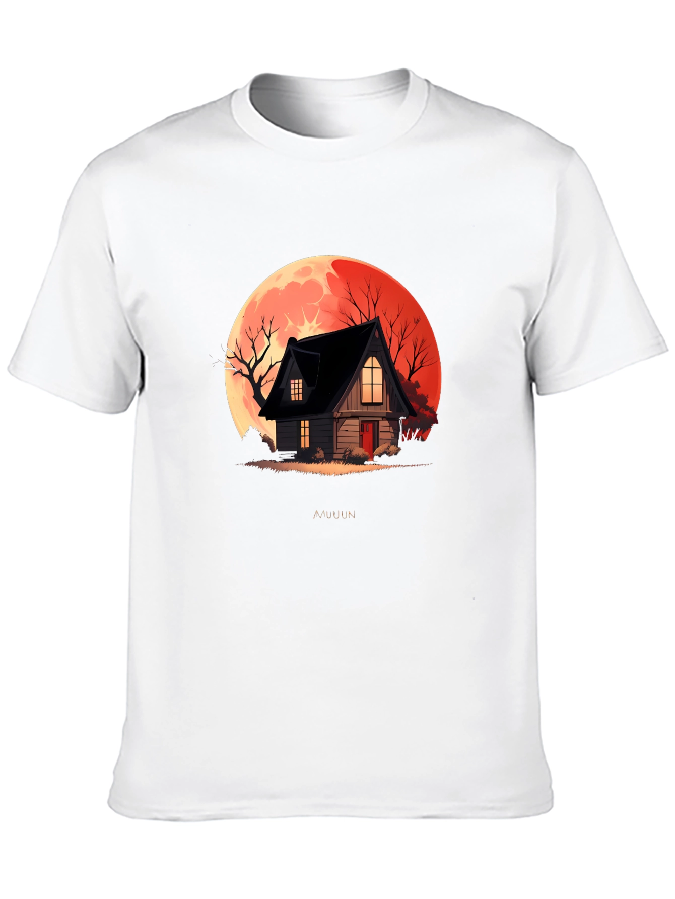 Spooky House Graphic T-Shirt