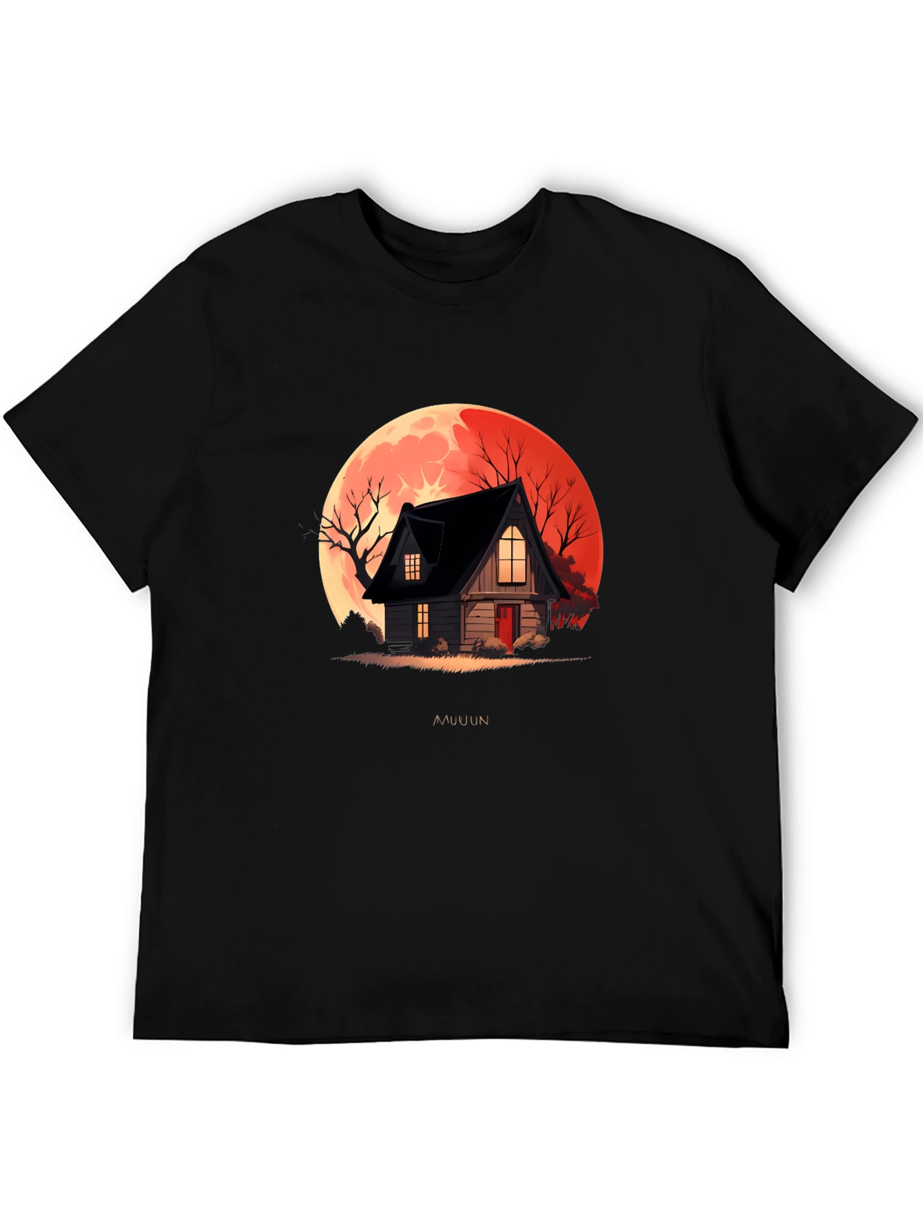 Spooky House Graphic T-Shirt