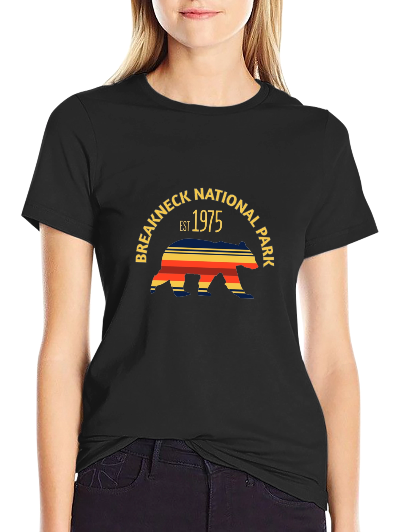 Breakneck National Park Black Tee