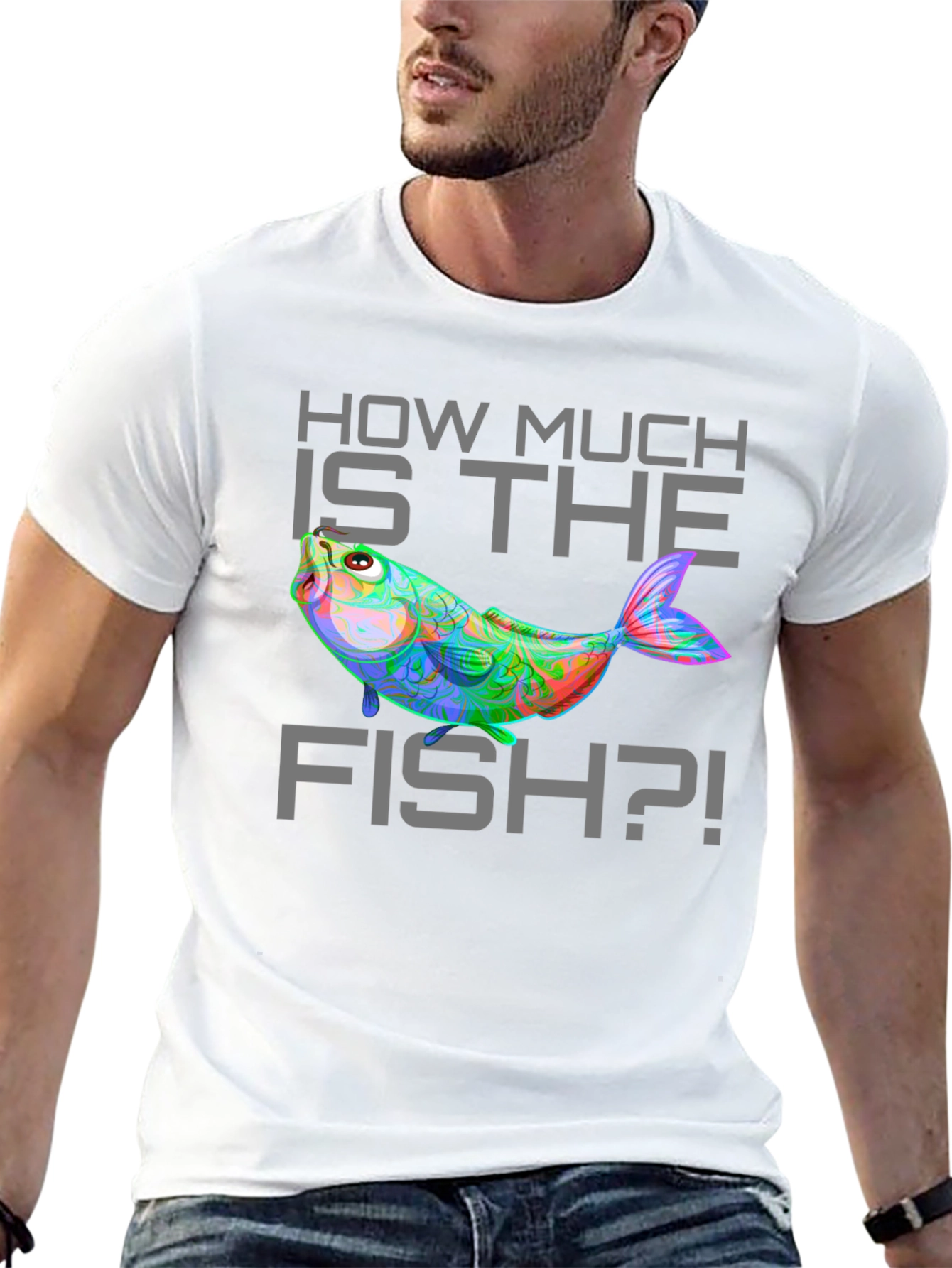 Funny How Much Is The Fish Graphic T-Shirt