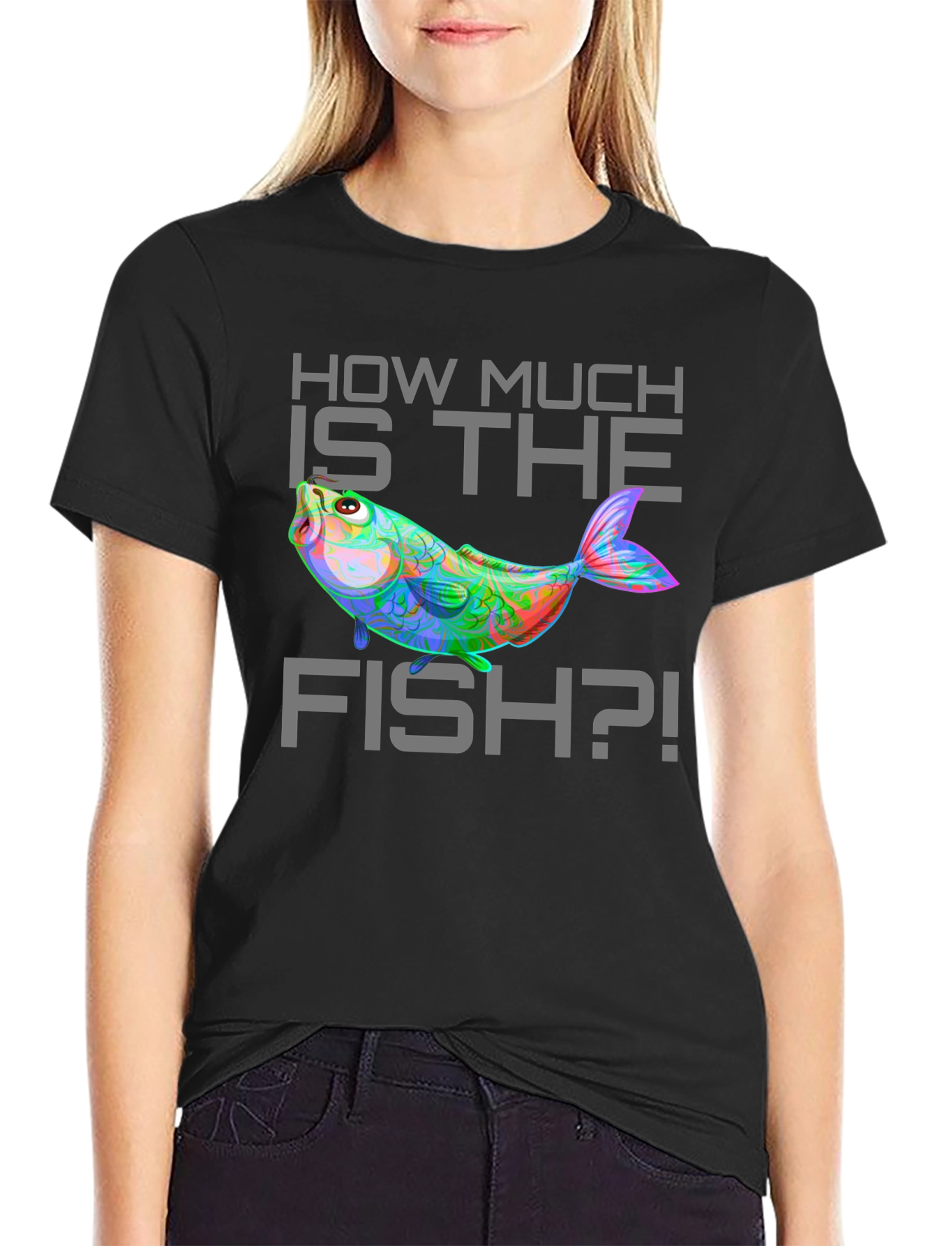 Funny How Much Is The Fish Graphic T-Shirt