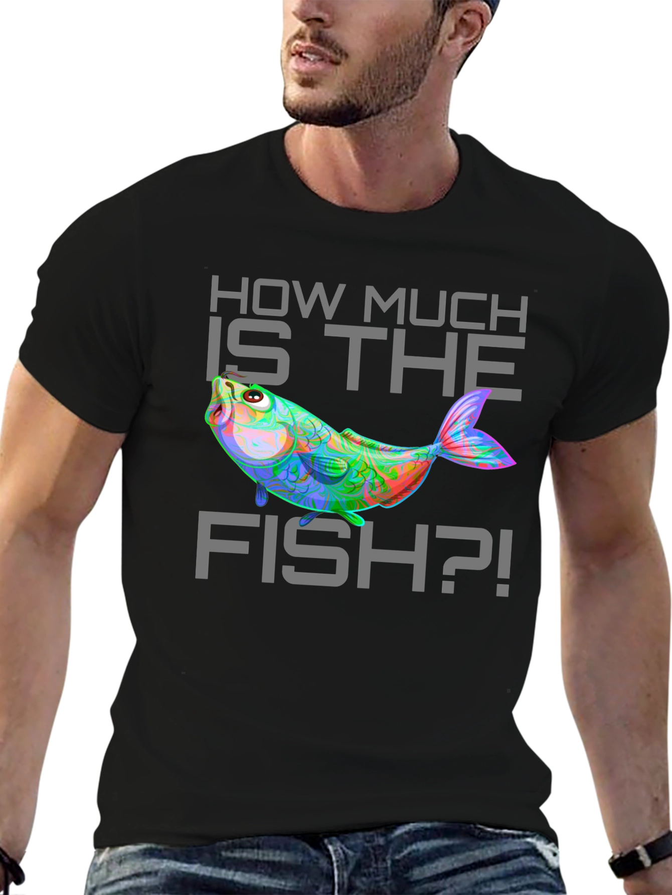 Funny How Much Is The Fish Graphic T-Shirt
