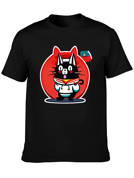 Cartoon Cat T-Shirt
