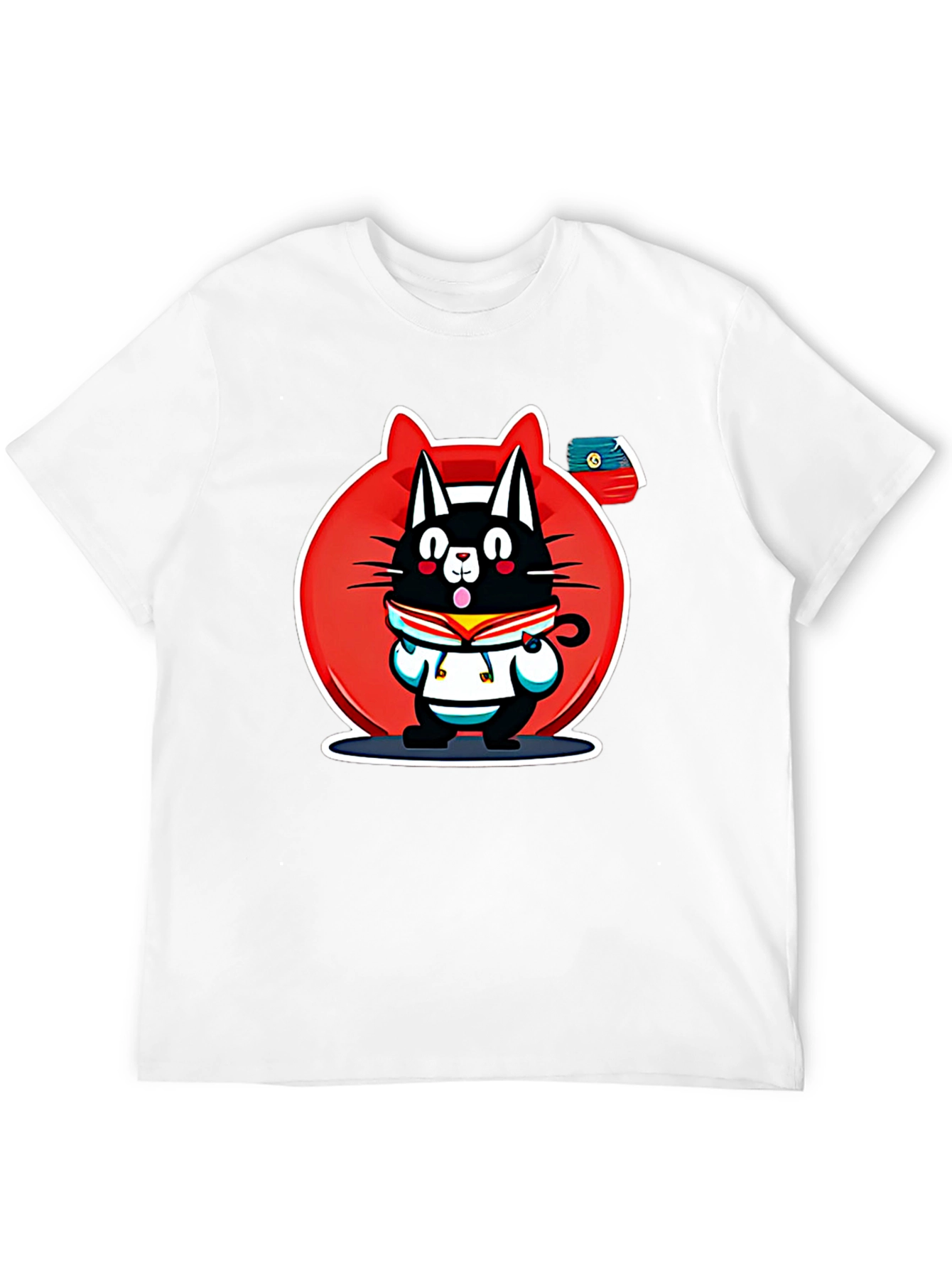 Cartoon Cat T-Shirt
