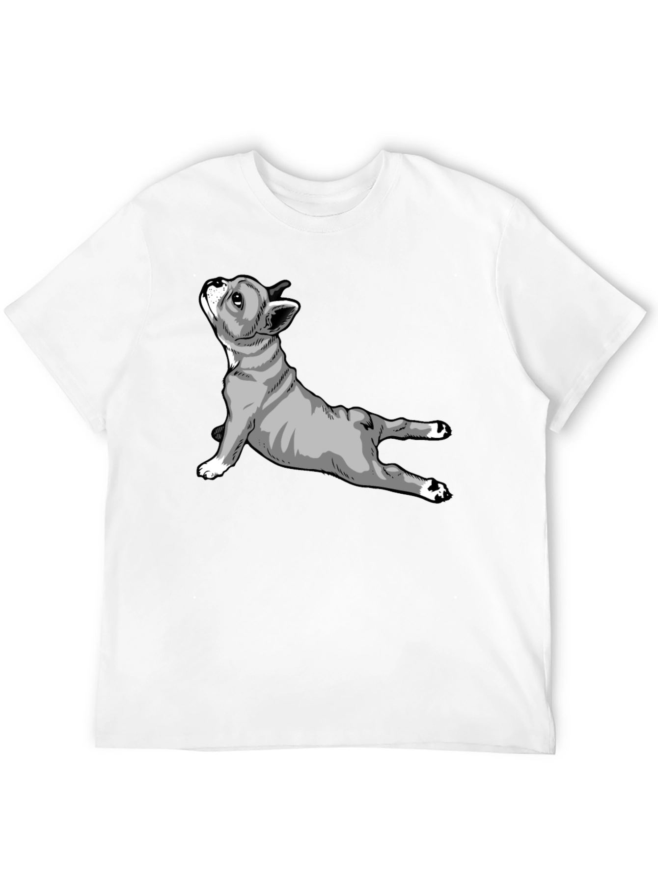 Yoga Dog Graphic T-Shirt - Black