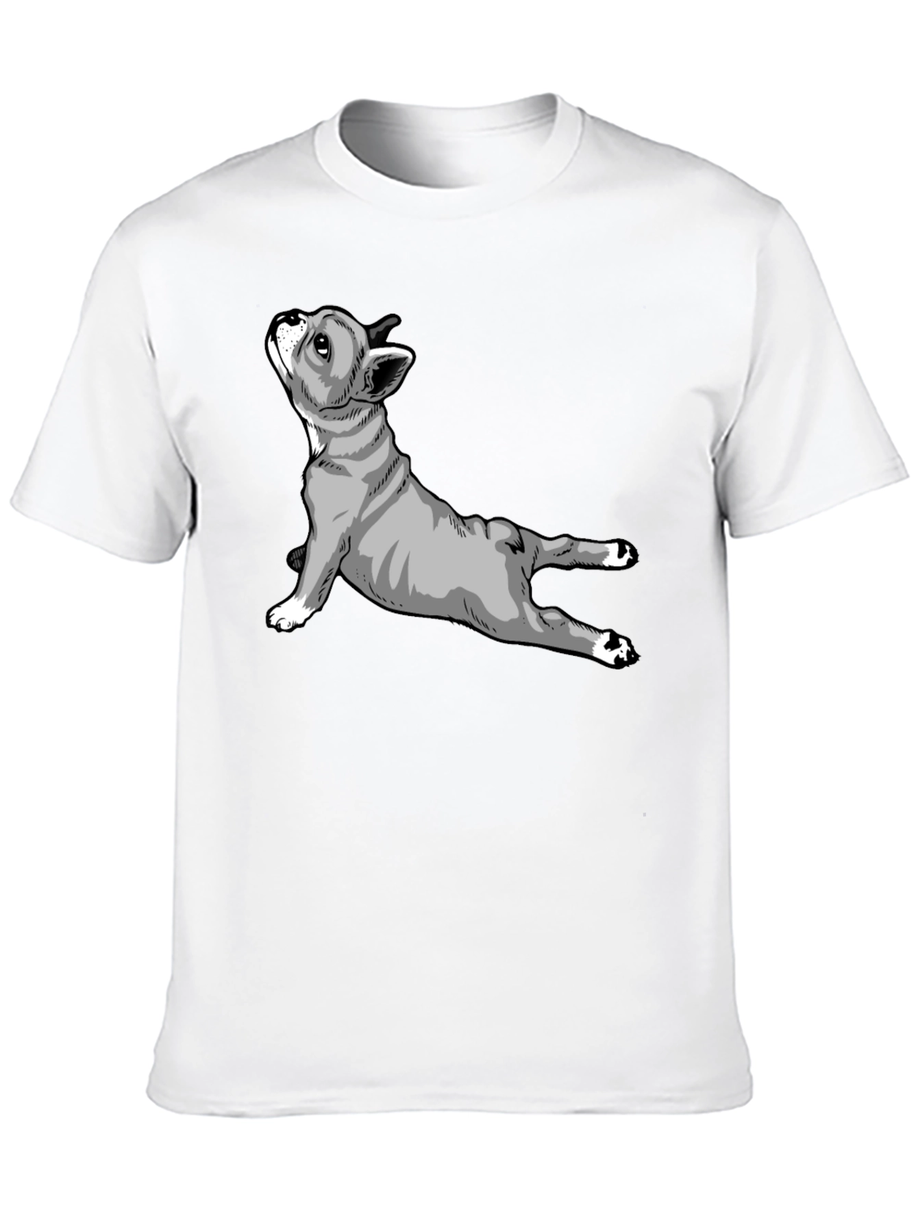 Yoga Dog Graphic T-Shirt - Black