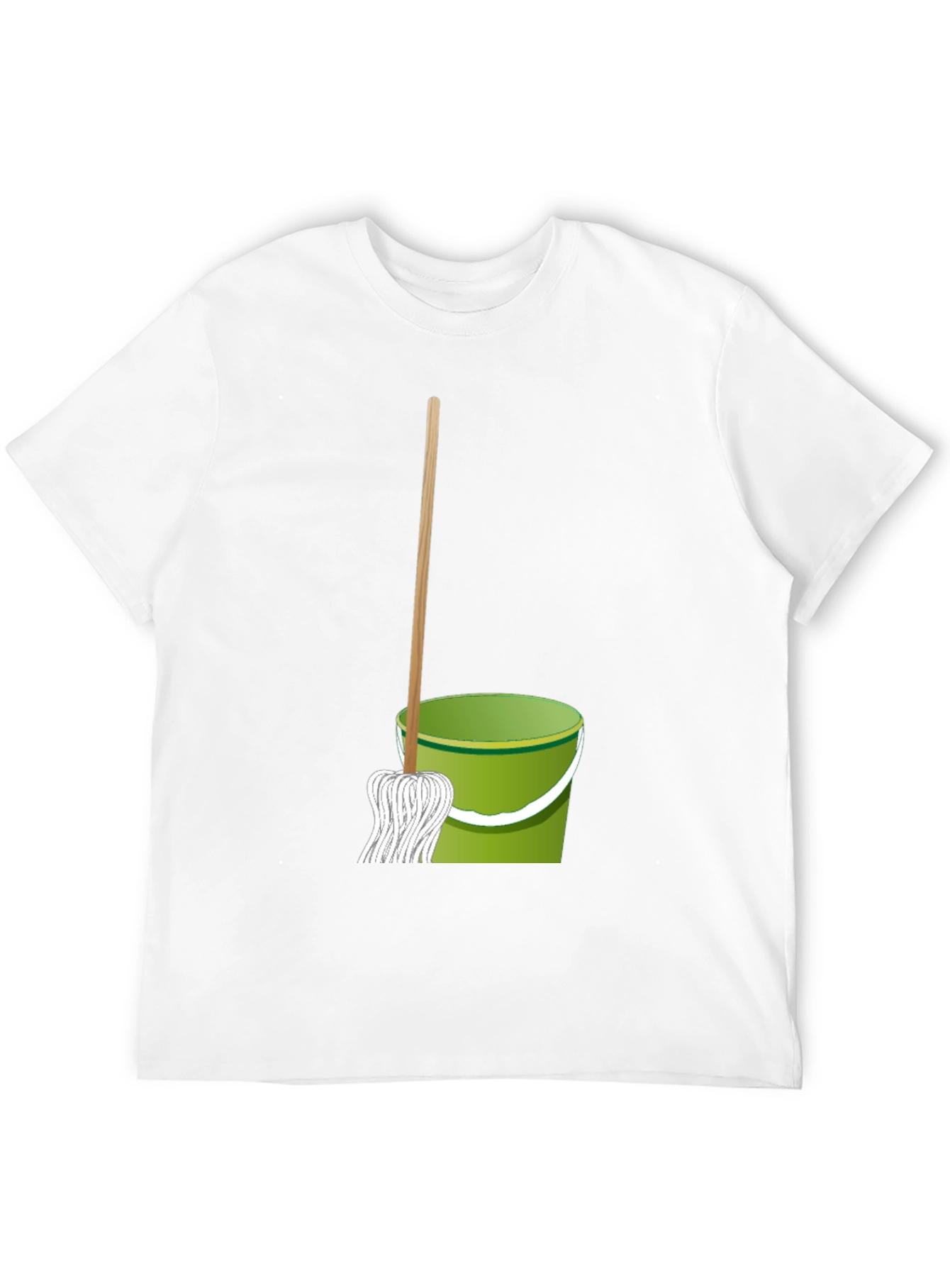 Mop & Bucket Graphic Tee - Cleaning Crew Pride