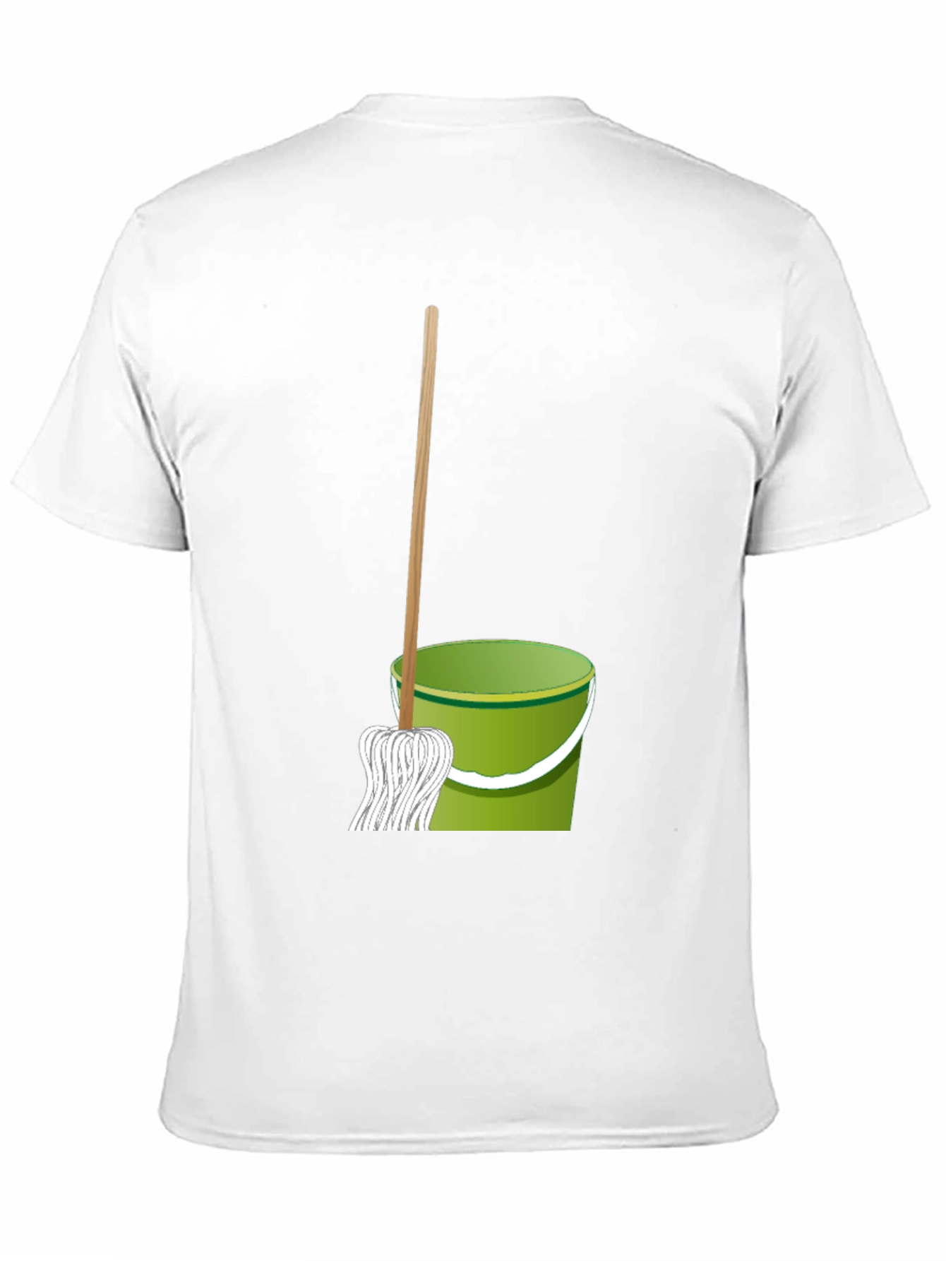 Mop & Bucket Graphic Tee - Cleaning Crew Pride