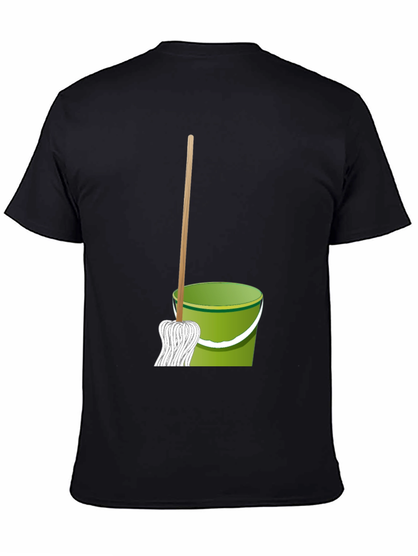 Mop & Bucket Graphic Tee - Cleaning Crew Pride