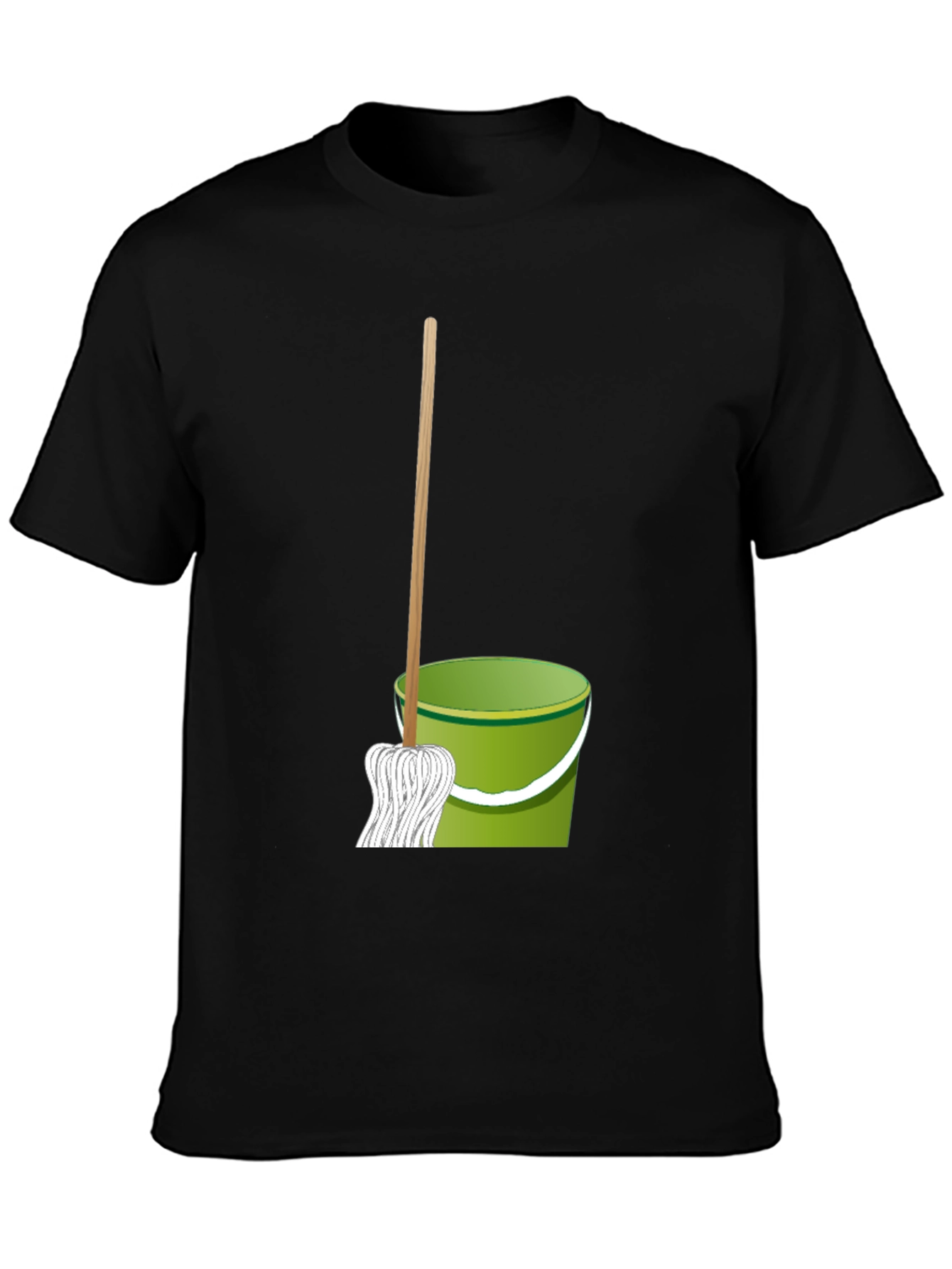 Mop & Bucket Graphic Tee - Cleaning Crew Pride
