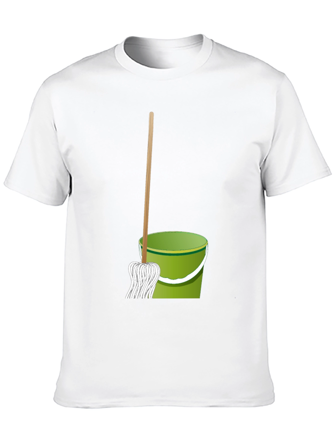 Mop & Bucket Graphic Tee - Cleaning Crew Pride