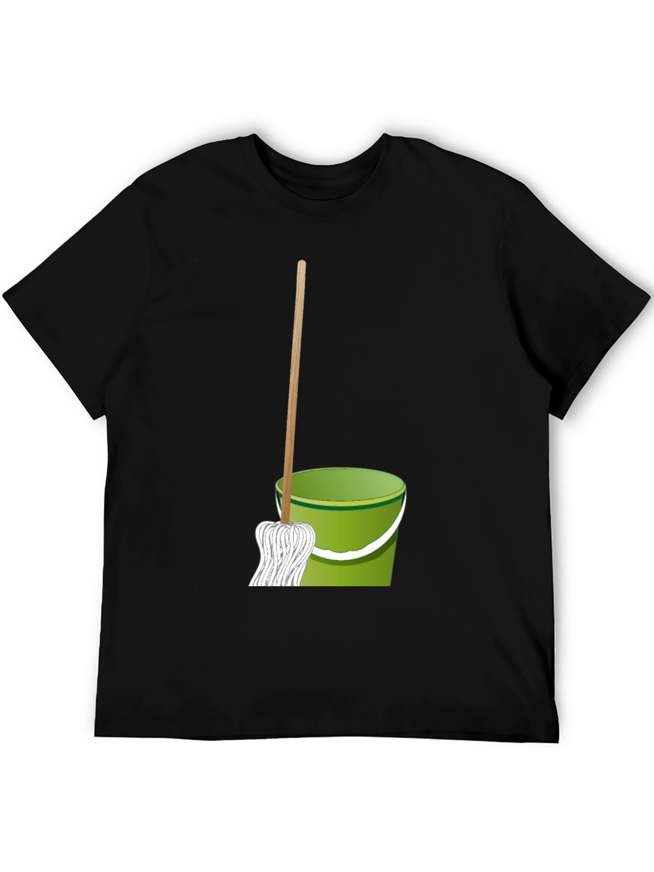 Mop & Bucket Graphic Tee - Cleaning Crew Pride