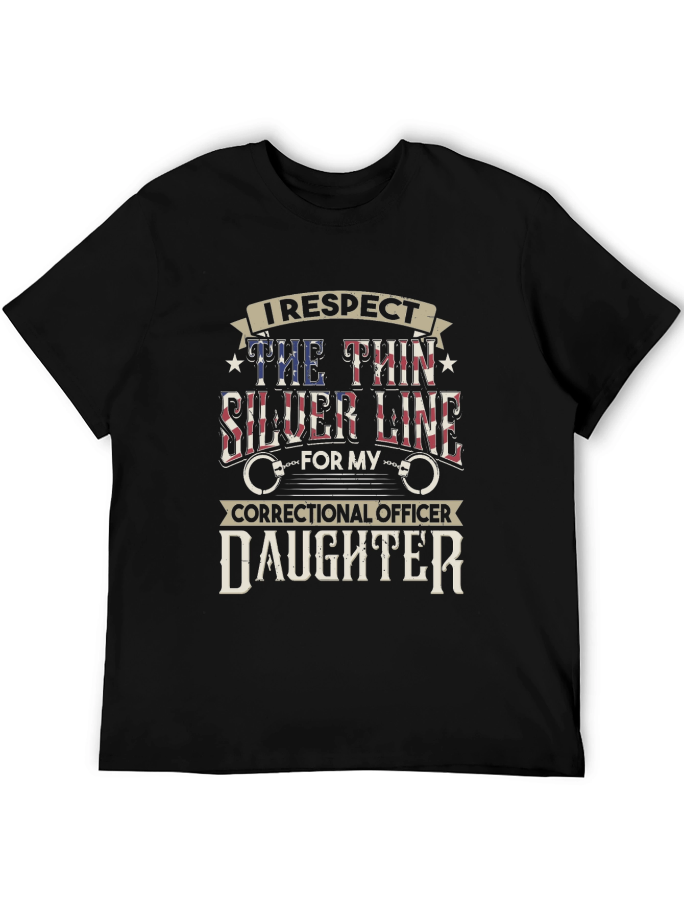 I Respect Correctional Officer Daughter T-Shirt
