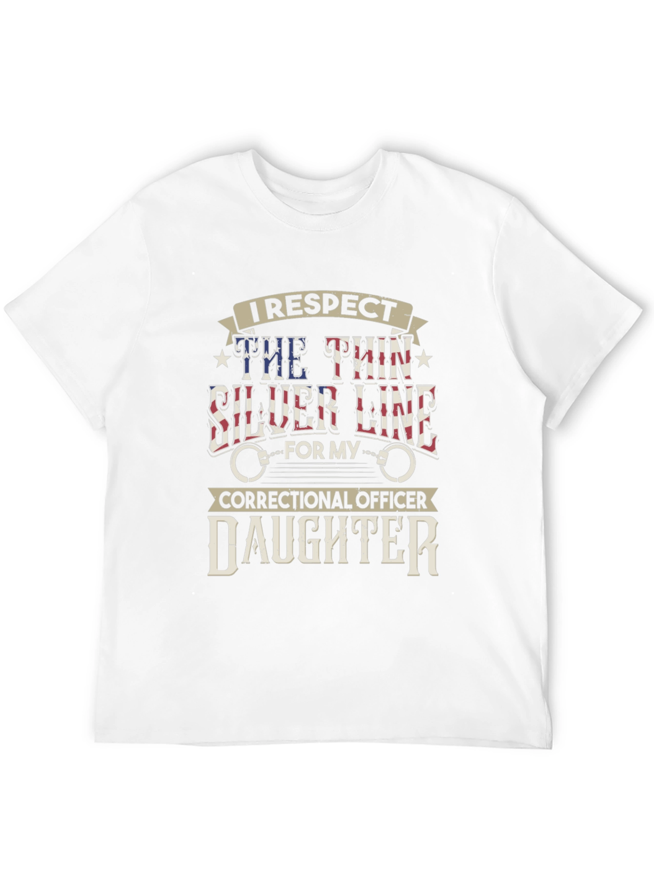 I Respect Correctional Officer Daughter T-Shirt