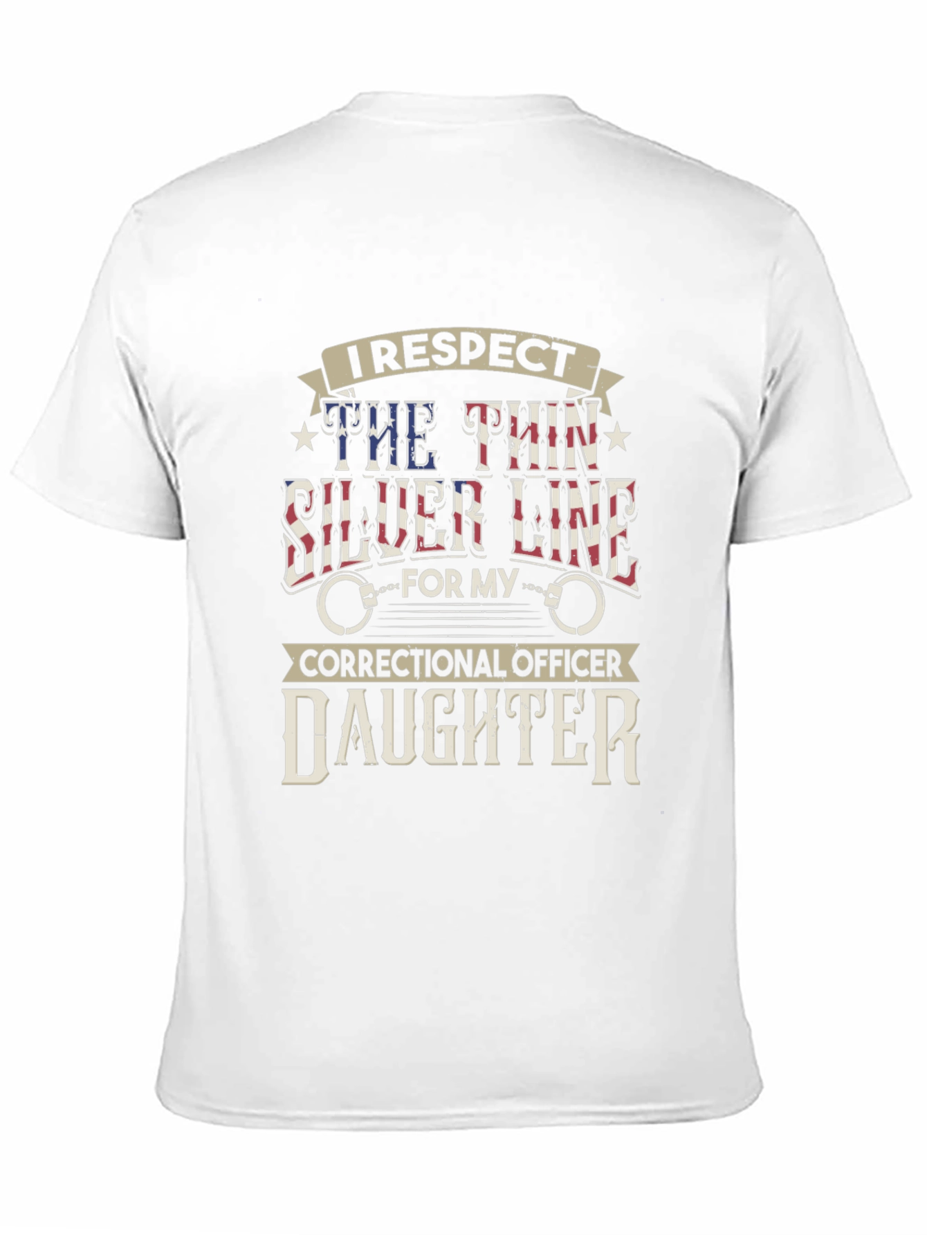 I Respect Correctional Officer Daughter T-Shirt