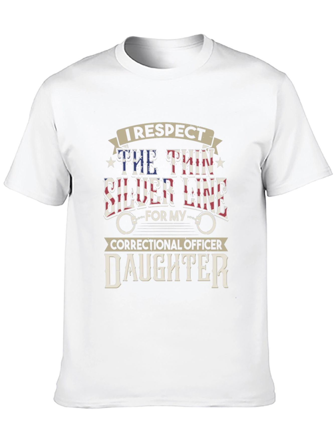 I Respect Correctional Officer Daughter T-Shirt