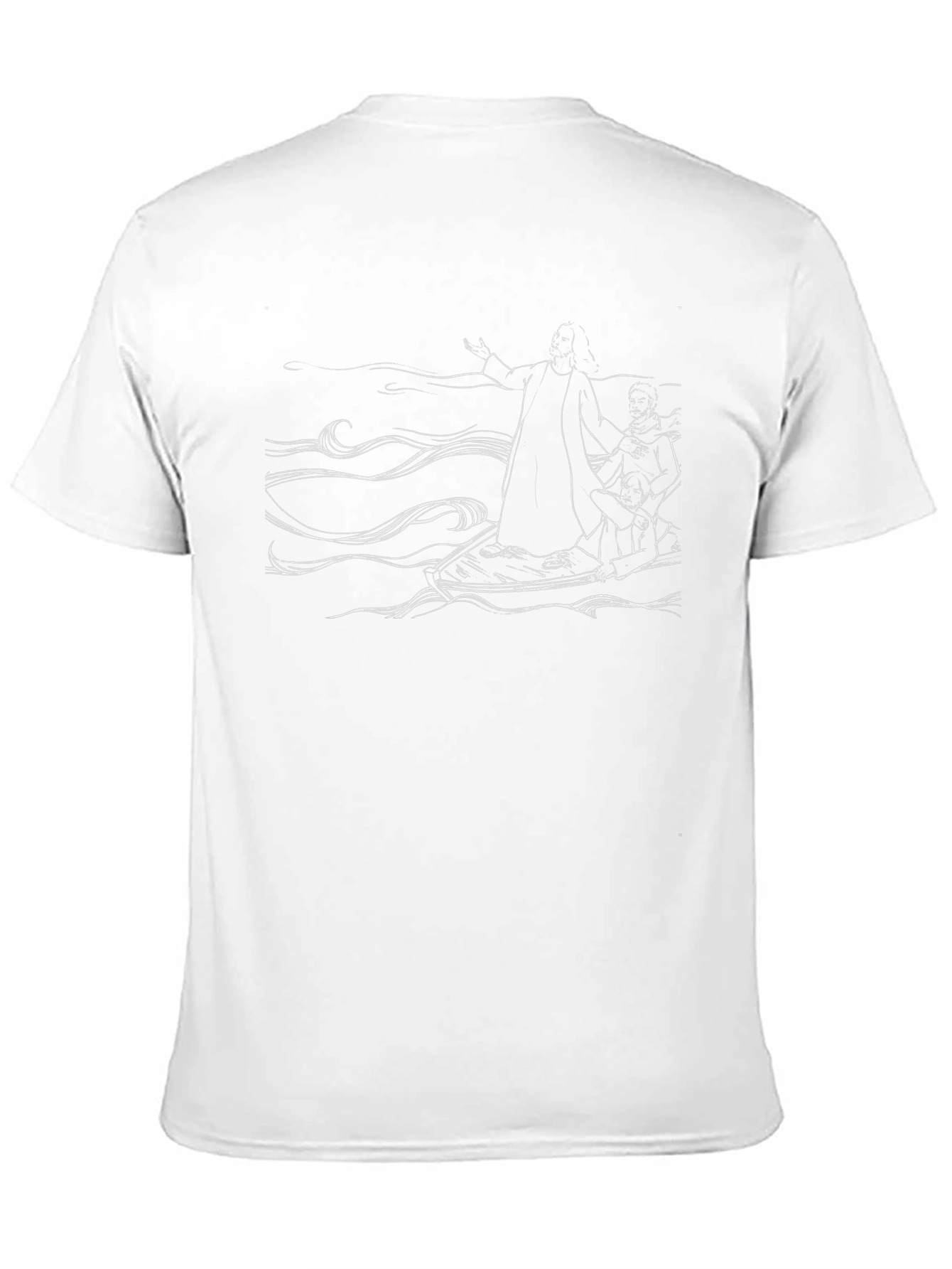 Unique Graphic Print Black T-Shirt